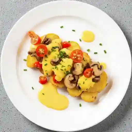 Papas takeshi vegetariana