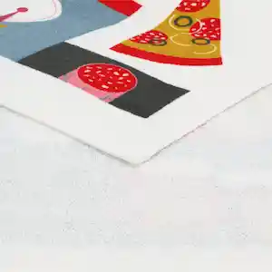 Paño Cocina de Algodón Velour Estampado Colorido