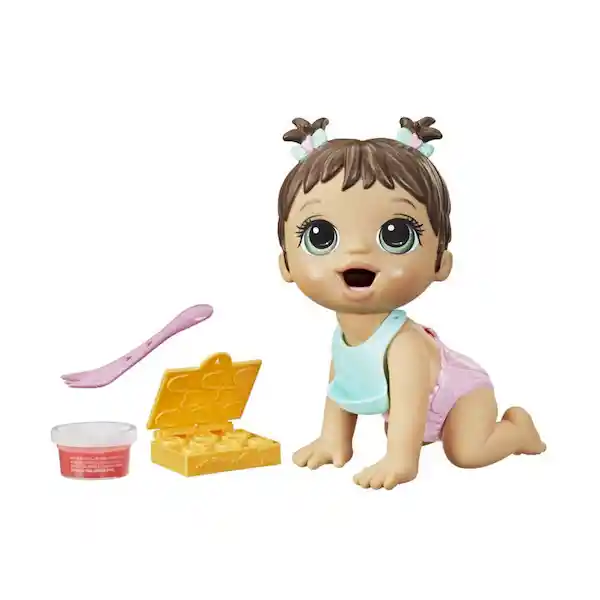 Baby Alive Hasbrp Muñeca Lil Snacks Morena F2618