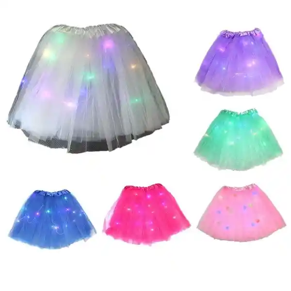 Falda Tutu Led Niña Surtidos