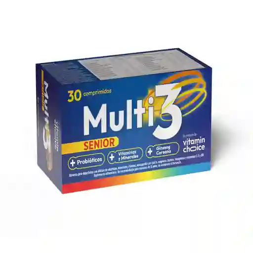 Vitamin Choice Suplemento Alimentario Multi3 Senior