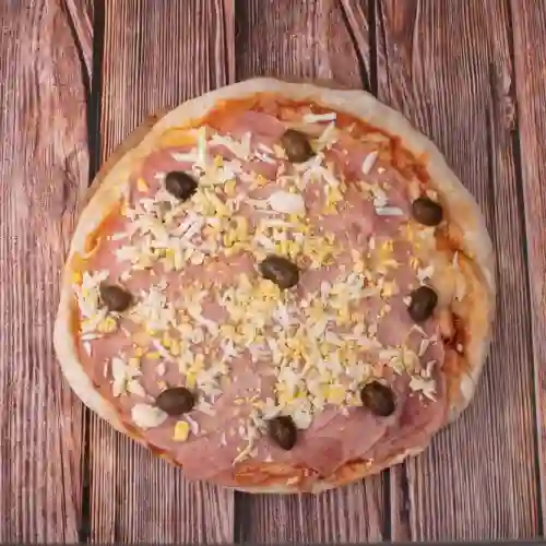 Pizza Jamón y Huevo Individual