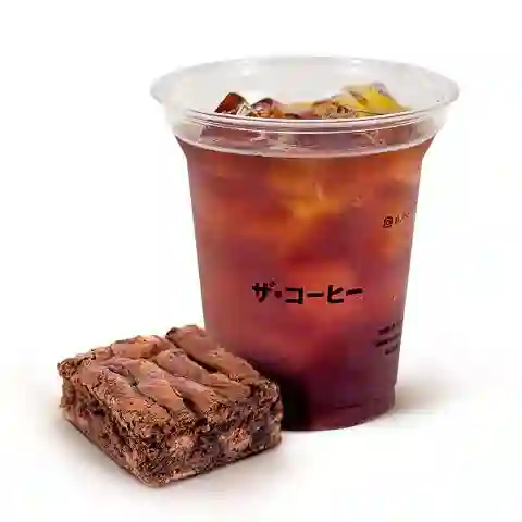 Negro Helado + Brownie