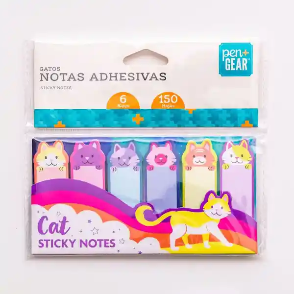 Pen+Gear Nota Adhesivas Gatos