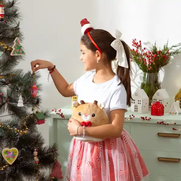 Peluche Apretable Con Diseño Navideño Casaideas