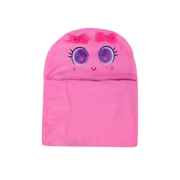 Manta Con Capucha Rosa Miniso