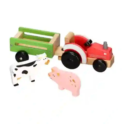 Set Tractor de Madera Casaideas