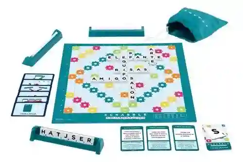 Scrabble Juego de Mesa 2 en 1 Colaborativo - HXM54