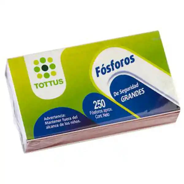 Fosforos de Seguridad Tottus 250x100