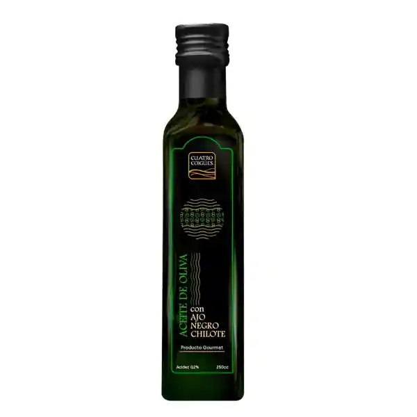 4 Coigues Aceite Oliva Ajo Negro