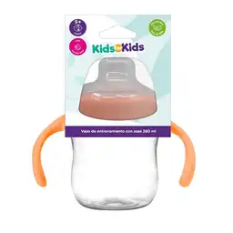Kids For Kids Vaso de Entrenamiento Con Asas 280 mL
