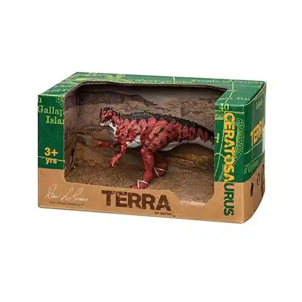 Terra Dinosaurio Ceratosaurus Nasicornis Pequeño