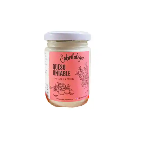 Cabritalegre Queso Untable de Cabra Tomate y Romero