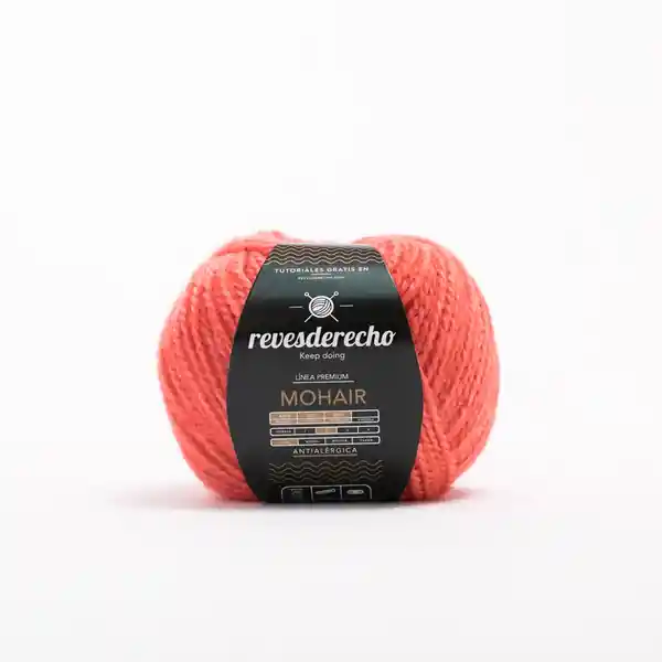 Mohair - Coral 50 Gr