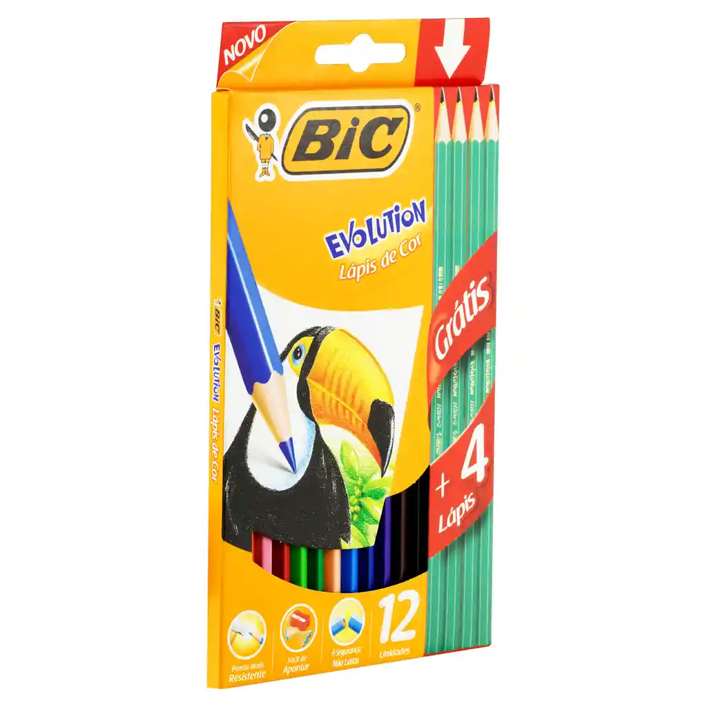 Bic Lapices Color Evolution 12 Un +4Graf