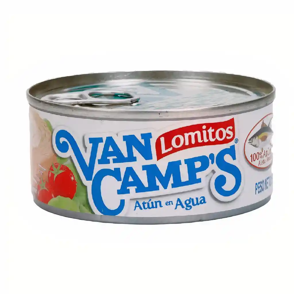 Van Camps Atun Claro Lomitos En Agua Drenado Neto