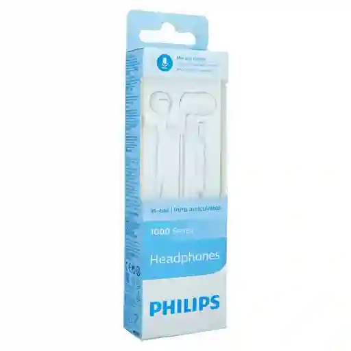 Philips Audífono Tae1105Wt Blanco