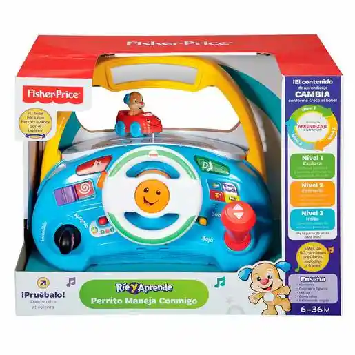 Fisher Price Juguete Didactico Perrito Maneja Conmigo