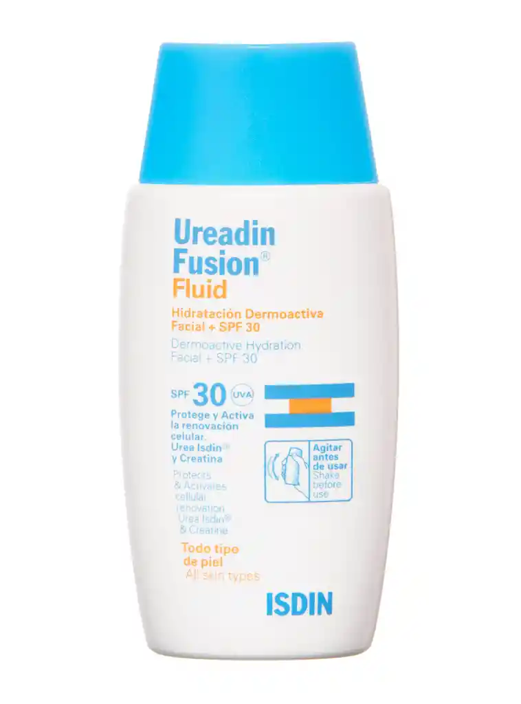 Ureadin Hidratacion Facial Dermo Fusion Fluid.