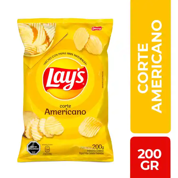Lays Papas Fritas Lay's Corte Americano