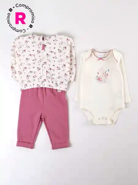 Baby Harvest Conjunto Ddn Girl es Crudo 3-6 V26