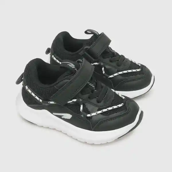 Zapatillas Deportiva Reciclada de Niño Negro Talla 26 Colloky