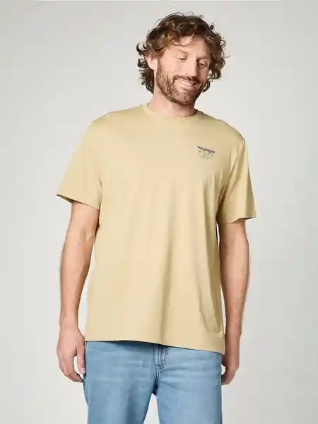 Wrangler Polera Knits Beige M 007V25145712
