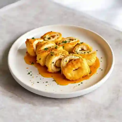 Rolls Temperatura Pollo Crema