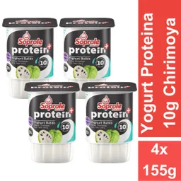 4 x Soprole Yogur Proteína Chirimoya