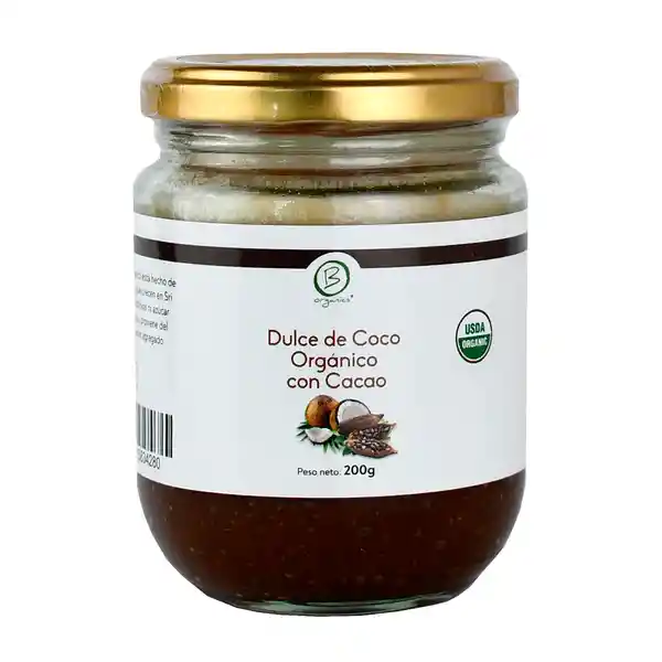 Beorganics Dulce de Coco Orgánico Cacao