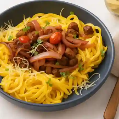 Fettuccini's Lomo Liso a la Huancaína