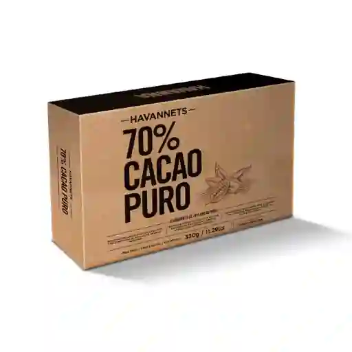 Havanna Bizcocho Relleno Havannet 70% Puro Cacao