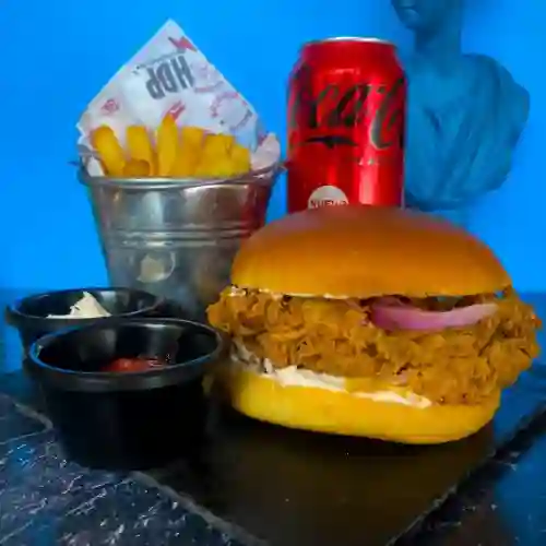 Combo Burger "la Acevichá Karifu"