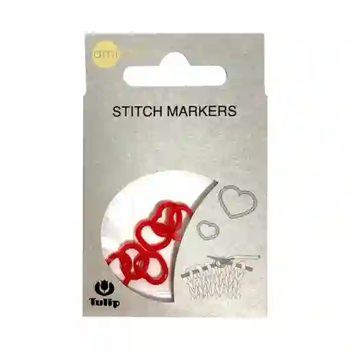 Marcadores De Ptos Corazón Rojo 7 - M Tulip Idad