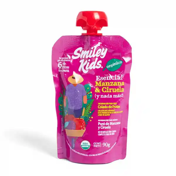 Smiley Kids Puré de Manzana Colado Frutal