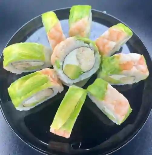 Rainbow Roll en Palta y Camarón