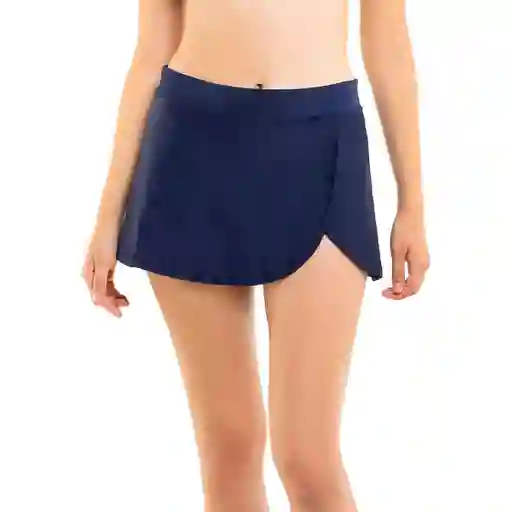 Bikini Short Falda Azul Marino Talla XL Samia