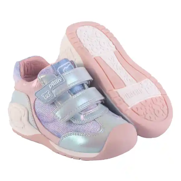 Zapatos Bebé Niña Celeste Talla 22 Pillin