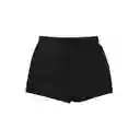 Short de Niño Básico Negro Talla 8 Samia