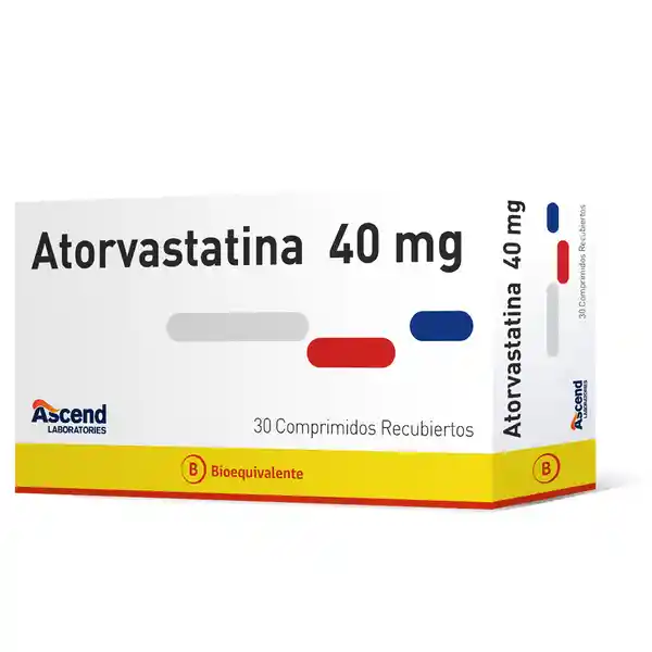 Atorvastatina Comprimidos Recubiertos (40 mg)