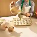 Molde de Silicona Para 12 Mini Queque