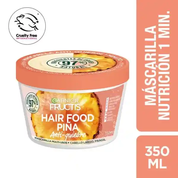 Fructis Crema Tratamiento Hair Food Pina