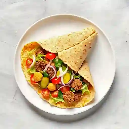 Shawarma Tradicional + 2 Salsas Arabes