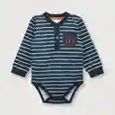 Opaline Body Manga Larga Niño Navy Talla 3M