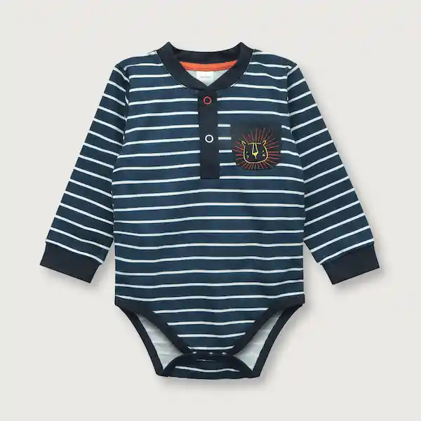 Opaline Body Manga Larga Niño Navy Talla 3M