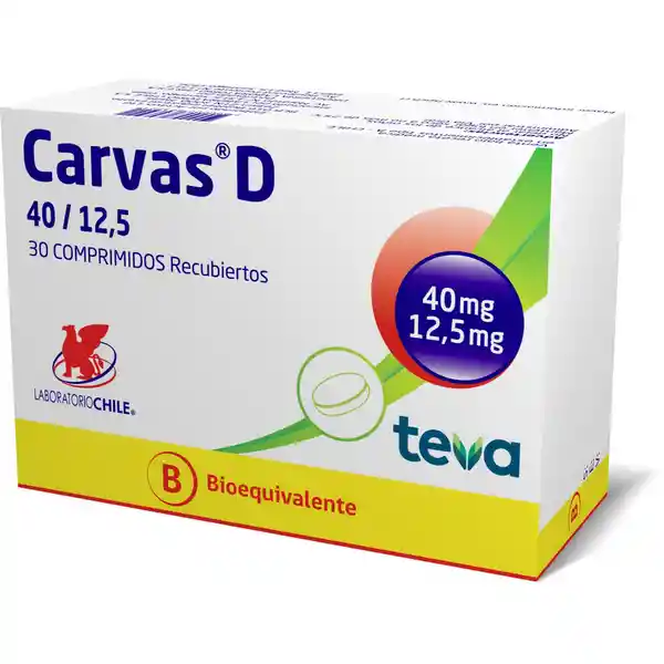 Carvas D (40 mg/12.5 mg)