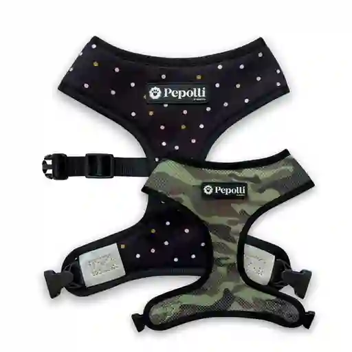 Pepolli Arnés Para Perro Reversible 2 en 1 Galaxy Large