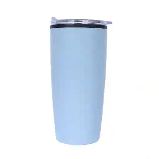 Miniso Vaso de Acero Inoxidable Para Coche Azul 500 mL