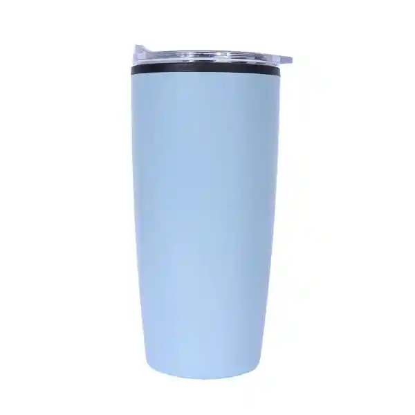 Miniso Vaso de Acero Inoxidable Para Coche Azul 500 mL