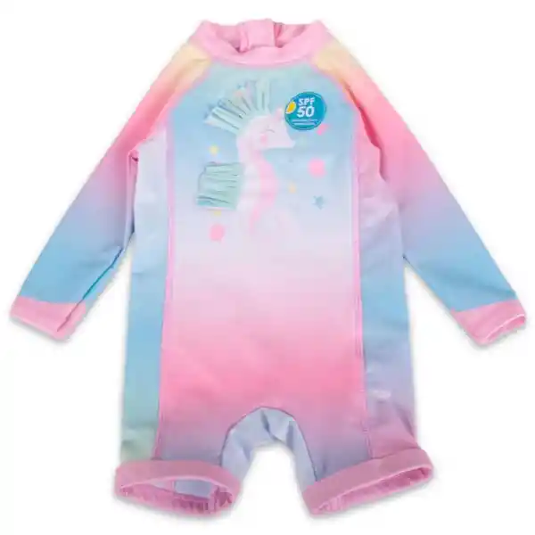 Traje de Baño Bebé Niña Rosado Pillín Talla 24 M